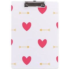 Hearts-36 A4 Acrylic Clipboard