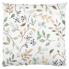 Leaves-147 Large Cushion Case (one Side)