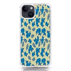 Rose-blue Iphone 14 Tpu Uv Print Case
