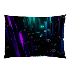 Abstract Building City 3d Pillow Case