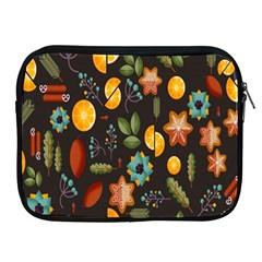Christmas Seamless Pattern Apple Ipad 2/3/4 Zipper Cases