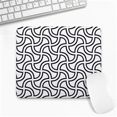 Pattern-monochrome-repeat- Large Mousepad