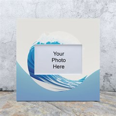 Wave Tsunami Tidal Wave Ocean Sea Water White Box Photo Frame 4  X 6 