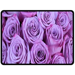 Roses-52 Fleece Blanket (large)