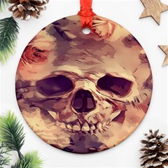 Day-of-the-dead Round Ornament (two Sides)