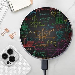 Mathematical-colorful-formulas-drawn-by-hand-black-chalkboard Wireless Fast Charger(white)