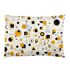 Flat Geometric Shapes Background Pillow Case (two Sides)