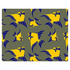 Background Pattern Texture Design Wallpaper Two Sides Premium Plush Fleece Blanket (medium)
