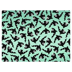 Orca Killer Whale Fish Two Sides Premium Plush Fleece Blanket (extra Small)