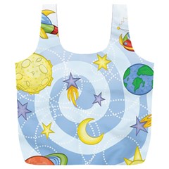 Science Fiction Outer Space Full Print Recycle Bag (xxxl)