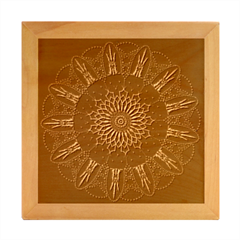 Ornament District Turquoise Wood Photo Frame Cube