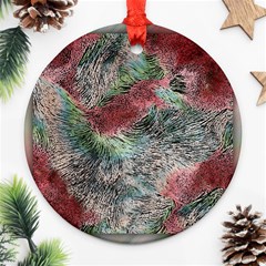 Design Pattern Scarf Gradient Ornament (round)