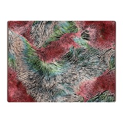 Design Pattern Scarf Gradient Two Sides Premium Plush Fleece Blanket (mini)