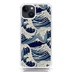 Japanese Wave Pattern Iphone 14 Tpu Uv Print Case