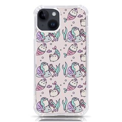 Cartoon Cat Cute Animal Design Drawing Illustration Kawaii Iphone 14 Tpu Uv Print Case