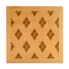 Argyle-pattern-seamless-fabric-texture-background-classic-argill-ornament Wood Photo Frame Cube