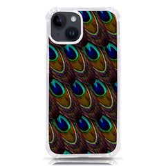 Peacock-feathers-bird-plumage Iphone 14 Tpu Uv Print Case