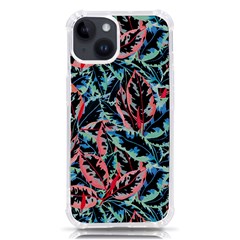 Leaves Leaf Pattern Patterns Colorfu Iphone 14 Tpu Uv Print Case