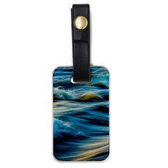 Waves Abstract Waves Abstract Luggage Tag (one Side)