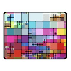 To Dye Abstract Visualization Fleece Blanket (small)