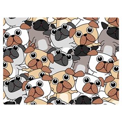 Many Dogs Pattern Two Sides Premium Plush Fleece Blanket (extra Small)