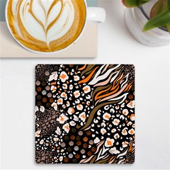 Trendy Mix Animal Skin Prints Uv Print Square Tile Coaster 