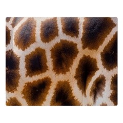 Giraffe Skin Design Two Sides Premium Plush Fleece Blanket (large)