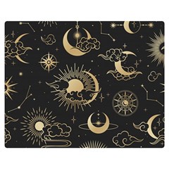 Asian-seamless-pattern-with-clouds-moon-sun-stars-vector-collection-oriental-chinese-japanese-korean Premium Plush Fleece Blanket (medium)