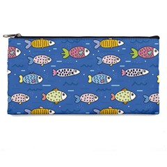Sea Fish Blue Submarine Animal Pencil Case