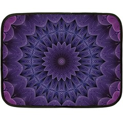 Shape Geometric Symmetrical Symmetry Wallpaper Fleece Blanket (mini)