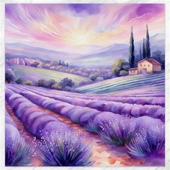 Lavender Flower Tree Canvas 20  X 20 
