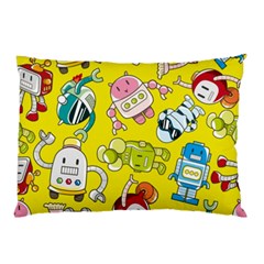 Robot Pattern Pillow Case