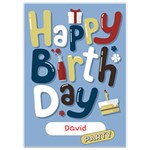 Birthday Invitation Card 5  x 7  Front