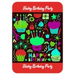 Birthday Invitation Card 5  x 7  (Rounded) Front