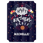 Birthday Invitation Card 5  x 7  (Ticket) Right