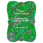 Birthday Invitation Card 5  x 7  (Bracket) Back