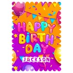 birthday Invitation Card 5  x 7  (Scallop) Front