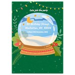 Xmas Invitation Card 5  x 7  Back