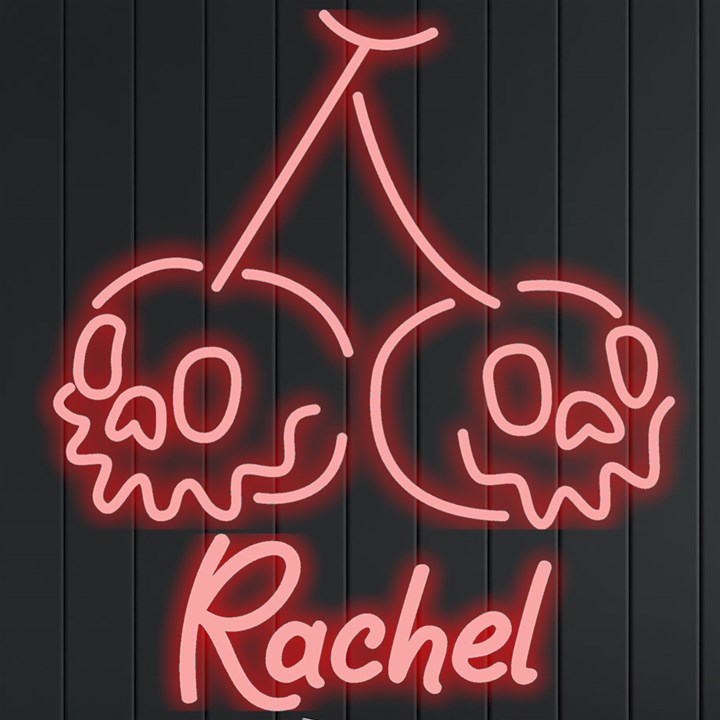 Personalized Halloween Cherry Name Neon Signs and Lights
