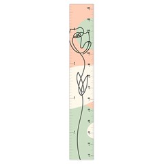 One Line Drawing Growth Chart Height Ruler For Wall