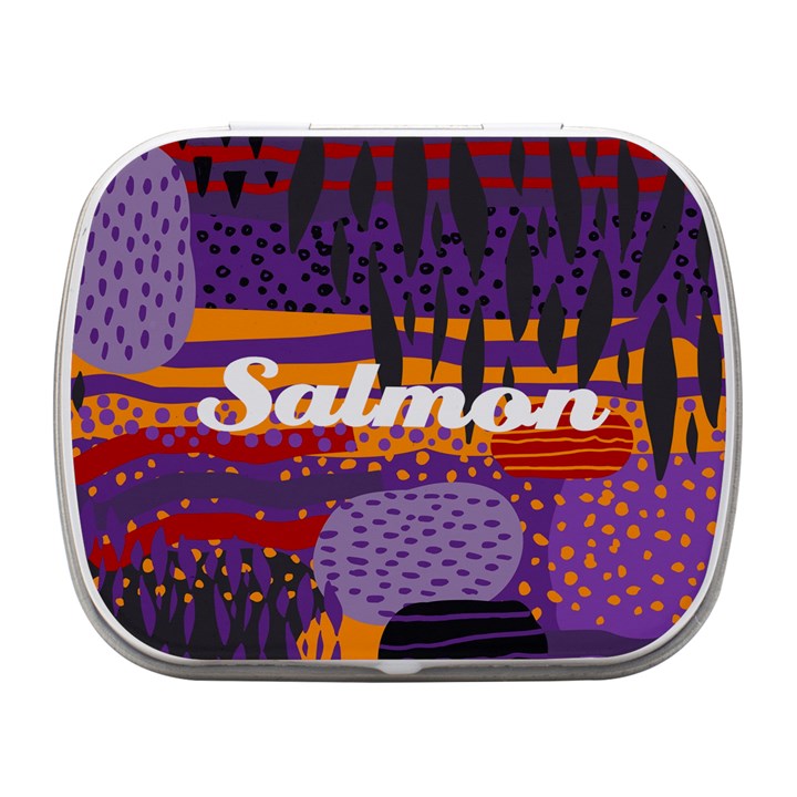 halloween Small Metal Box (White)