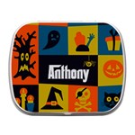 halloween Small Metal Box (White) Front