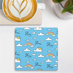 Sky Pattern Uv Print Square Tile Coaster 