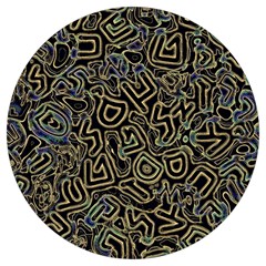 Pattern Abstract Runes Graphic Round Trivet