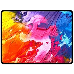 Colorful-100 Fleece Blanket (large)