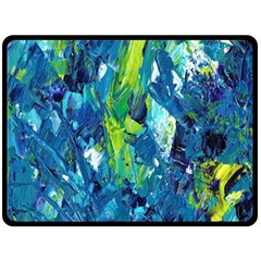Painting-01 Fleece Blanket (large)