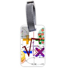 Mathematics Formula Physics School Luggage Tag (two Sides)