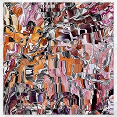 Pour Blend Smudged  Canvas 20  X 20 
