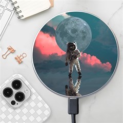 Astronaut-moon-space-nasa-planet Wireless Fast Charger(white)