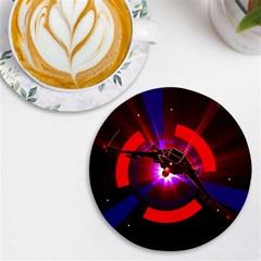 Science-fiction-cover-adventure Uv Print Round Tile Coaster